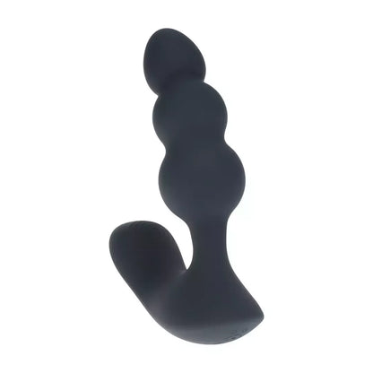 LEVELZ Revo Dual Motor belaidžiu nuotolinio valdymo pulteliu valdomas silikoninis prostatos stimuliatorius, juodas