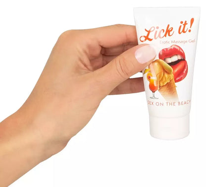 Lick it! veganiškas vandens pagrindo lubrikantas Sex on the Beach 50ml
