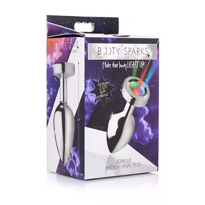 Light Up Medium LED Aluminium Plug – spalvoto apšvietimo efektas
