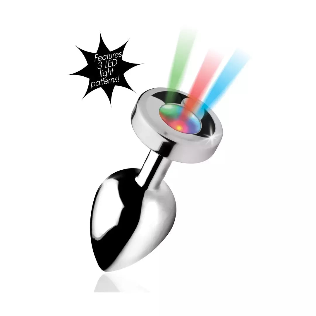 Light Up Metal Plug Large – 3 režimų LED, nikelio neturintis aliuminis