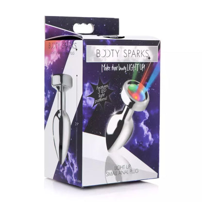 Light Up Small Plug – metalinis intymus aksesuaras su LED apšvietimu
