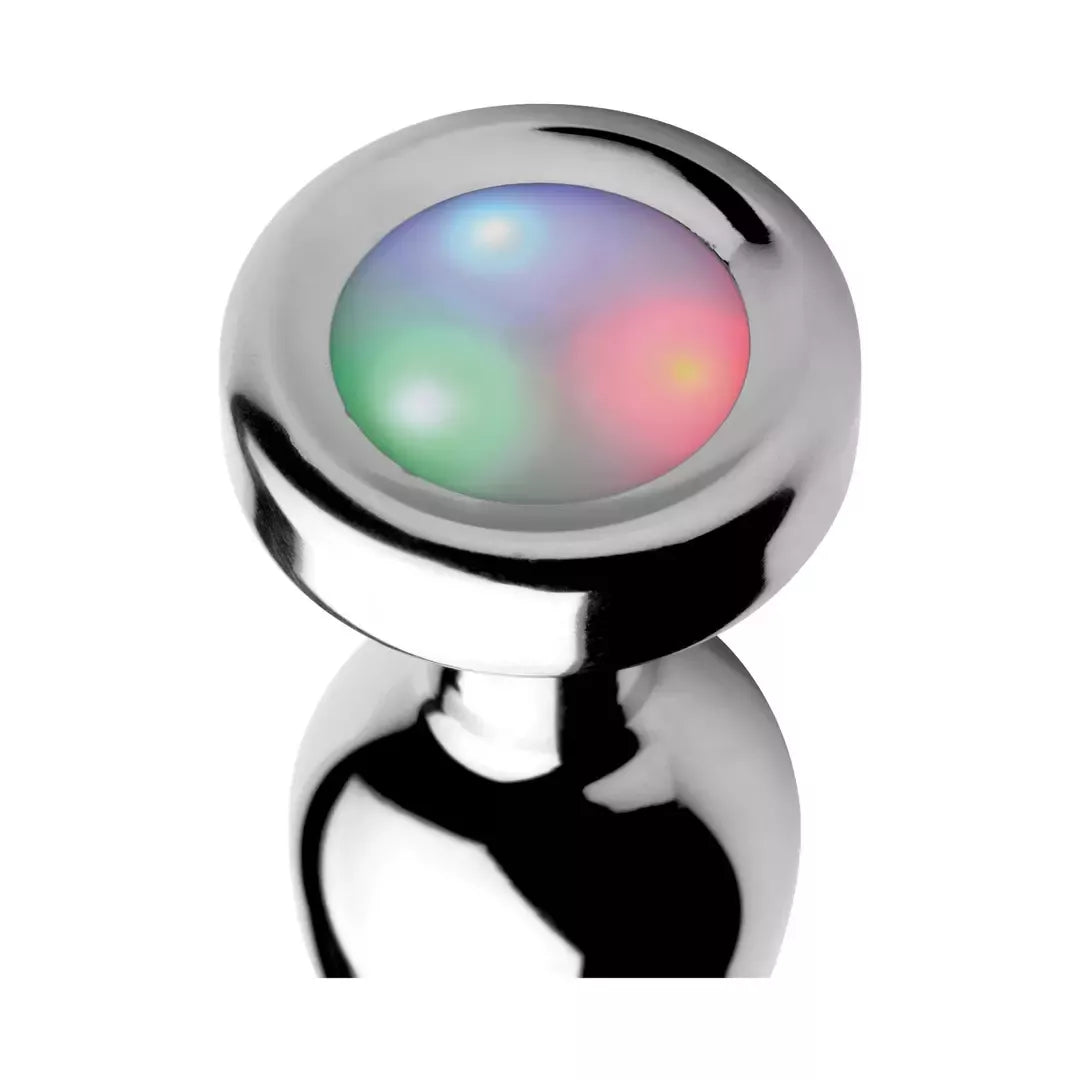 Light Up Small Plug – metalinis intymus aksesuaras su LED apšvietimu