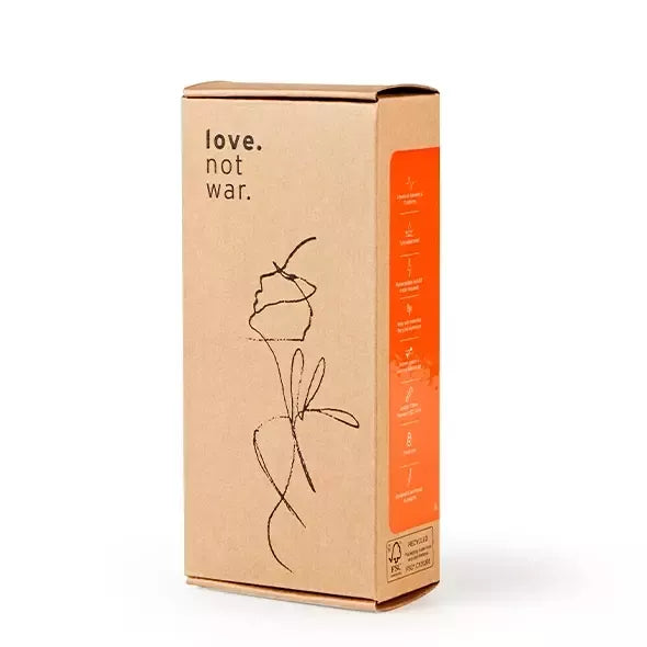 Love Not War Liebe Orange – tikslus G taško masažuoklis, atsparus vandeniui