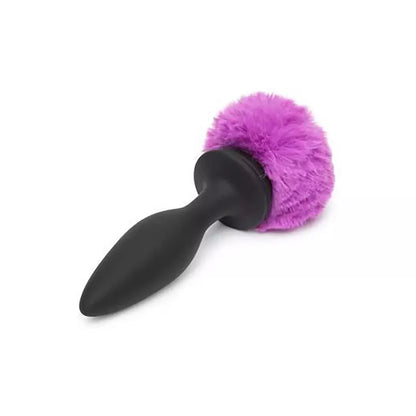 Lovehoney Happy Rabbit vibruojantis analinis kaištis su dirbtinio kailio uodegėle, įkraunamas USB