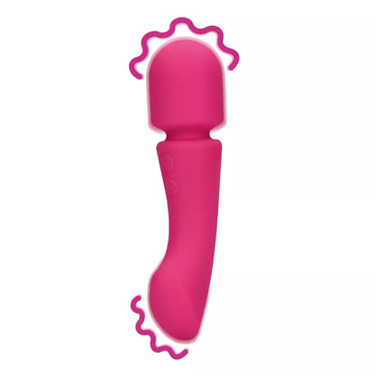 Loveline Prestone itin minkšto silikono dvipusis masažuoklis Pink