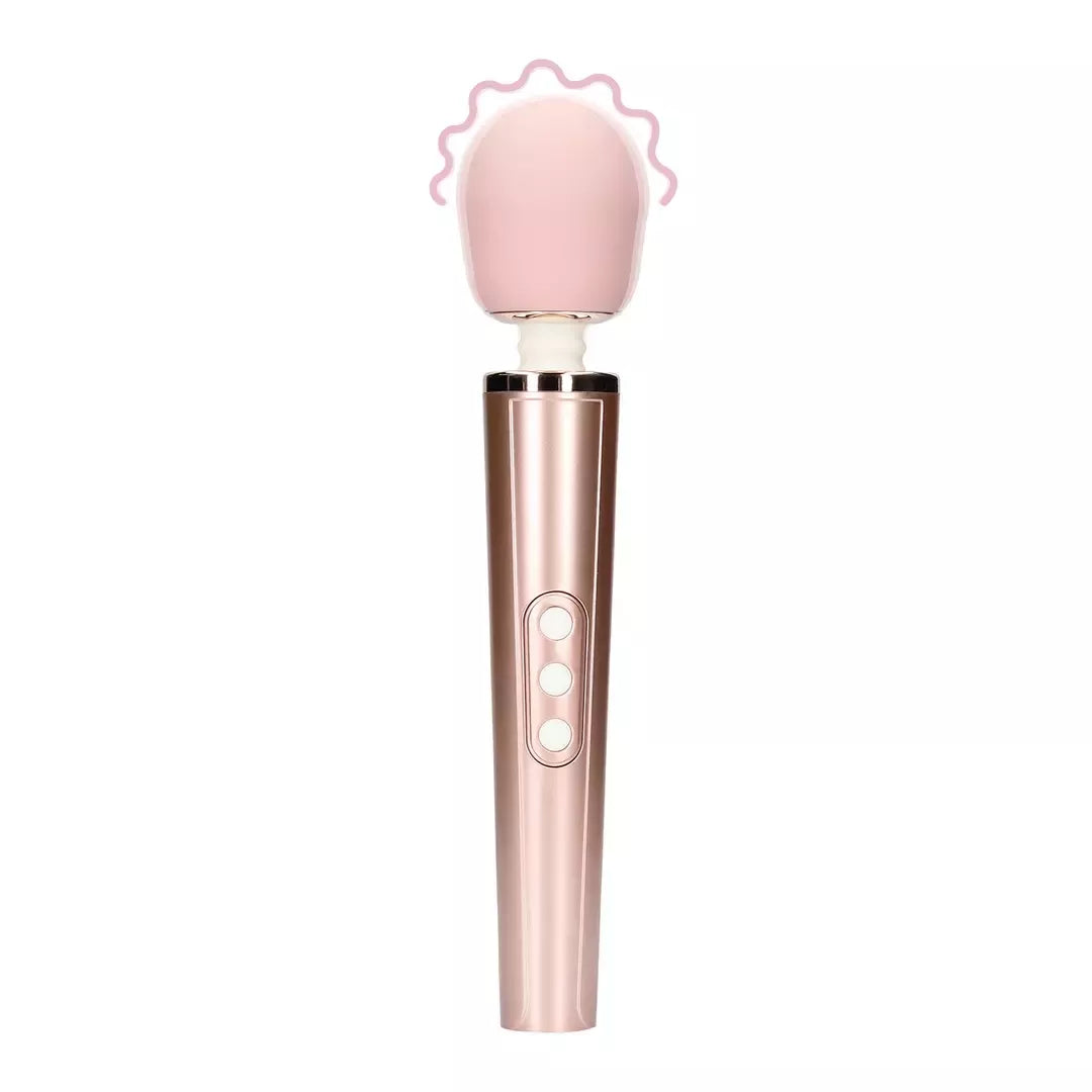 Loveline Wand Massager Rose Pink – galingas kelių greičių modelis