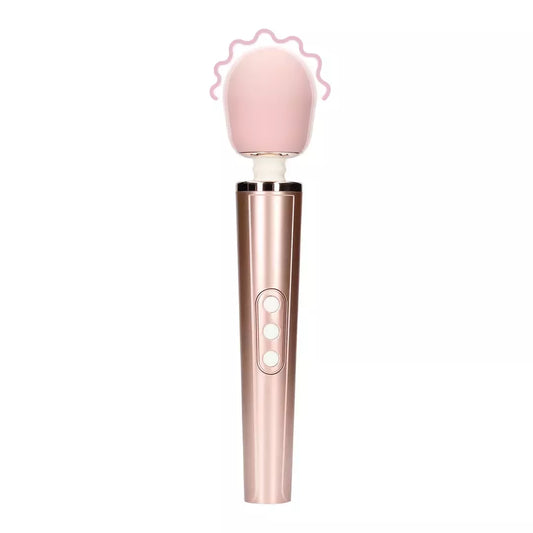 Loveline Wand Massager Rose Pink – galingas kelių greičių modelis