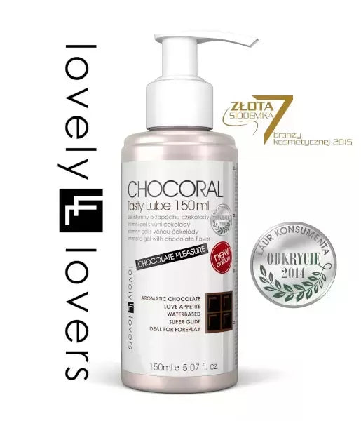 Lovely Lovers CHOCORAL šokolado skonio šildomasis lubrikantas 150ml