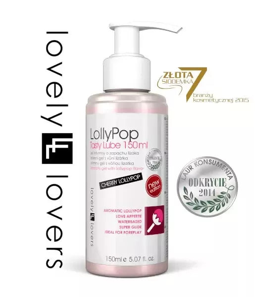 Lovely Lovers Oral Gel vyšnių ledinuko aromato su švelniu šildomuoju poveikiu, 150ml