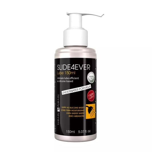 Lovely Lovers SLIDE4EVER intymus gelis, glicerino ir vandens pagrindo, silikoninio efektyvumo, 150 ml