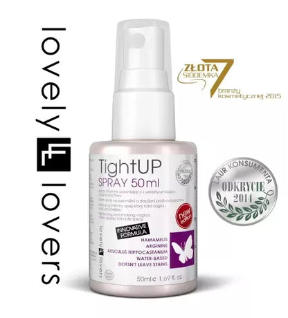 Lovely Lovers TightUP Spray 50ml - Stangrinanti ir elastingumą didinanti intymi priežiūra