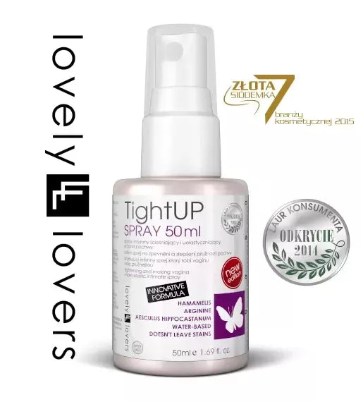 Lovely Lovers TightUP Spray 50ml - Stangrinanti ir elastingumą didinanti intymi priežiūra