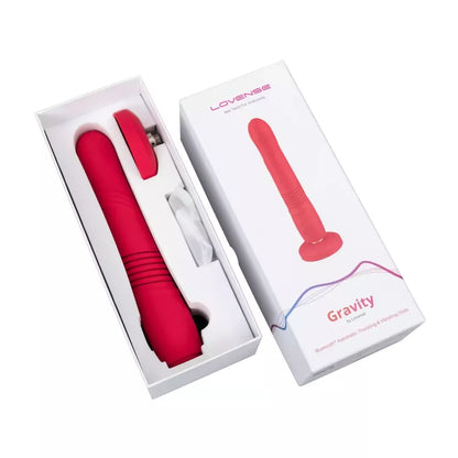 Lovense Gravity programėle valdomas vibro stimuliatorius su stūmoklio funkcija, atsparus vandeniui, 385g