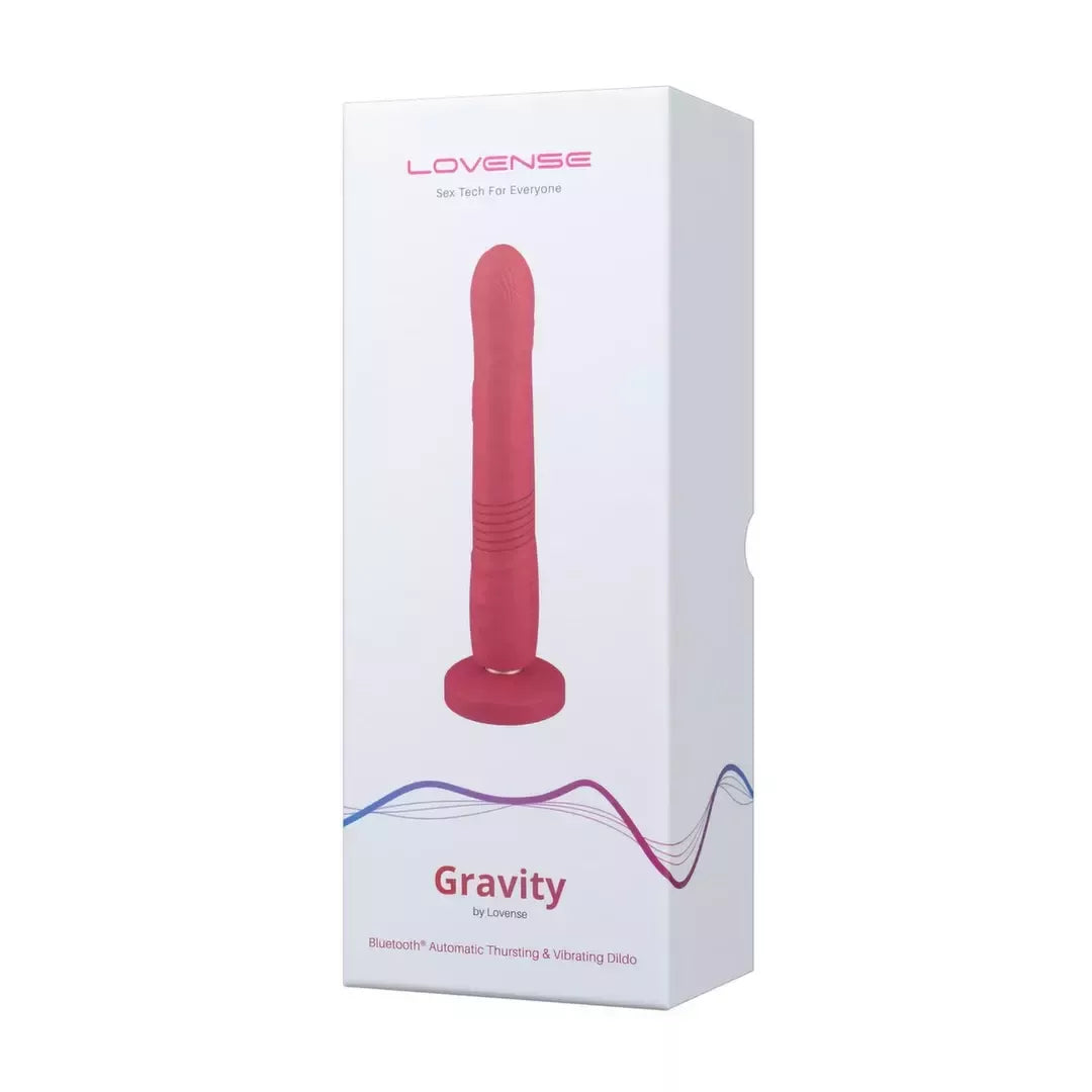 Lovense Gravity programėle valdomas vibro stimuliatorius su stūmoklio funkcija, atsparus vandeniui, 385g