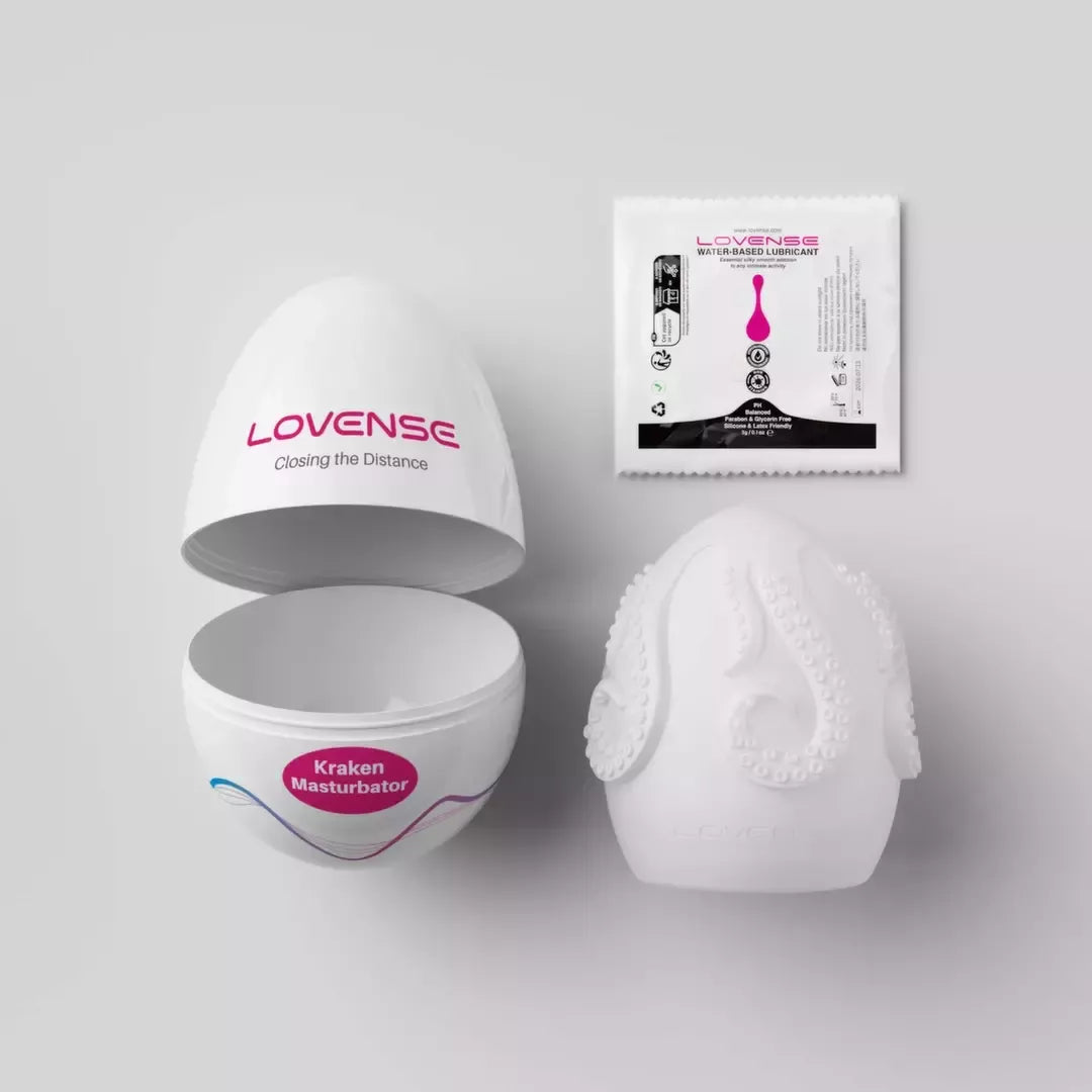 Lovense Kraken vienkartinė intymi mova, tempiama TPE 20 cm