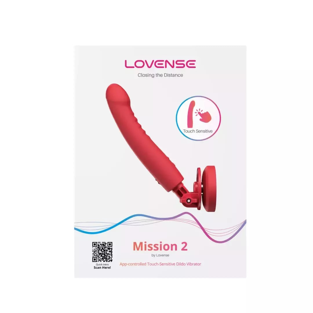 Lovense Mission 2 Pink Advanced Touch-Sense vibracinis prietaisas