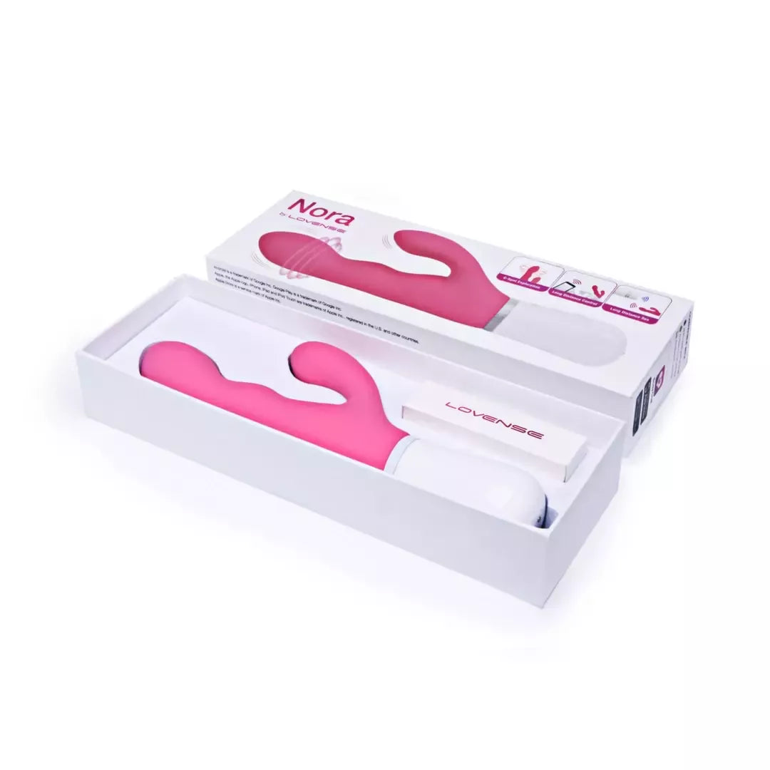 Lovense Nora rotacinis „Bluetooth“ intymus prietaisas, rausvas, vidutinio dydžio