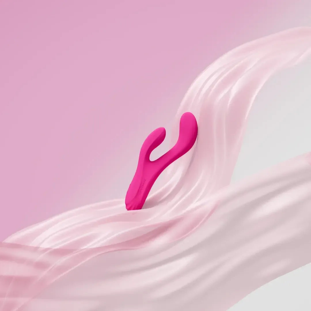 Lovense Osci 3 Pink – pažangus dvigubos stimuliacijos prietaisas su šildymo funkcija