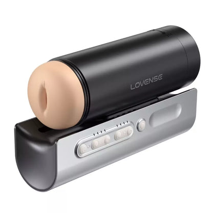 Lovense Solace Pro automatinis stūmoklinis įrenginys, juodas, 6 cm diapazonas