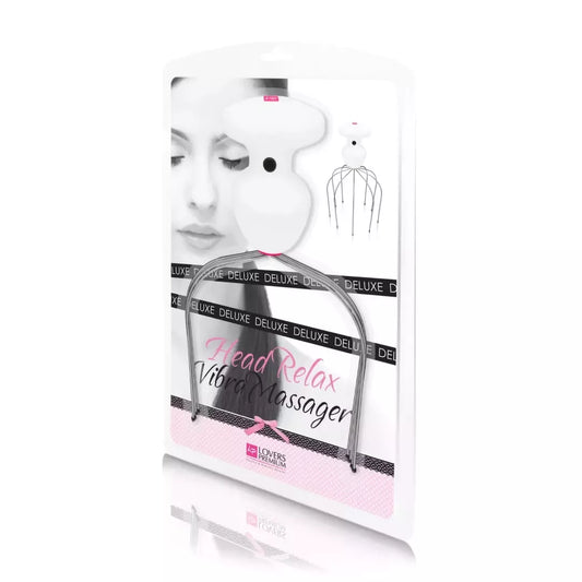 LoversPremium Head Relax Vibra Massager Deluxe – ergonomiškas vibruojantis galvos masažuoklis 28 cm