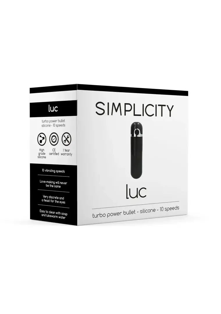 Luc Rechargeable Power Bullet – 10 greičių vandeniui atsparus kompaktiškas modelis