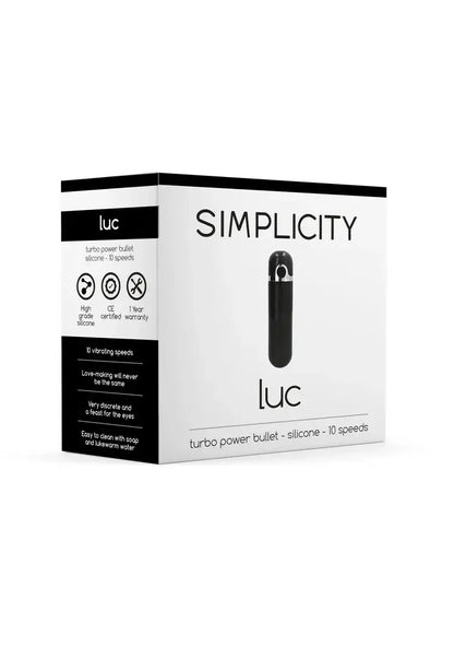 Luc Rechargeable Power Bullet – 10 greičių vandeniui atsparus kompaktiškas modelis