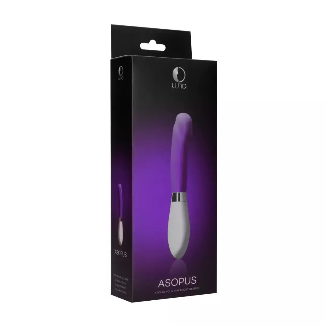 Luna by Shots Asopus įkraunamas 10-ies greičių silikoninis modelis, 20,8 cm, juodas