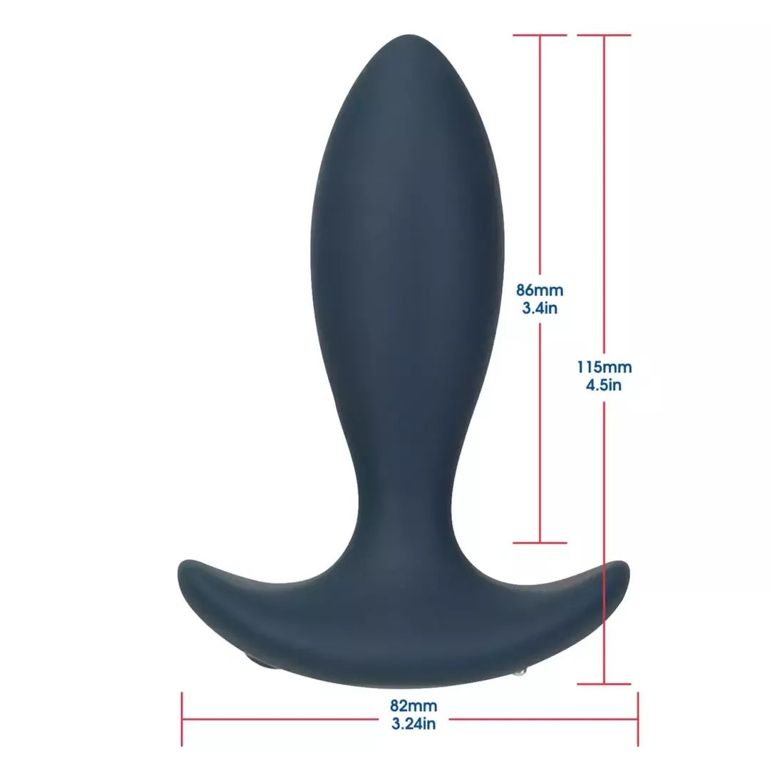Lux Active Throb nuotoliniu būdu valdoma pulsuojanti silikoninė analinė sistema 11,4 cm