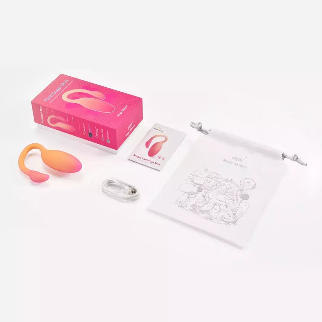 Magic Motion Flamingo Max Orange – vibroelementas ir Kegelio treniruoklis