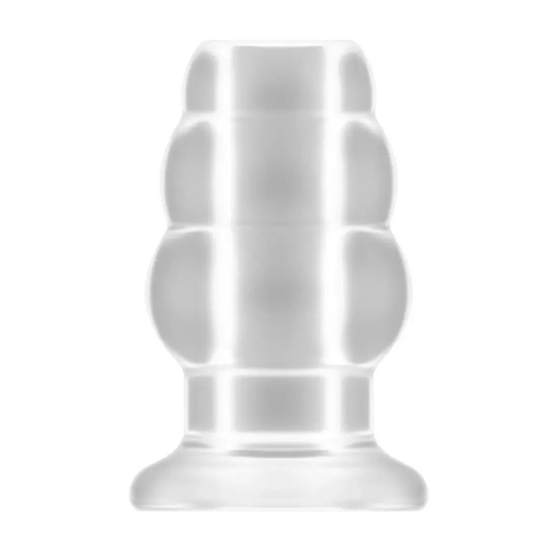 Master Series No.51 tuščiaviduris analinis kamštis, didelis, 127 mm, silikoninis, juodas