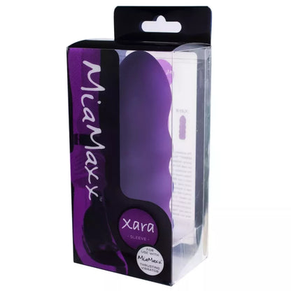 MiaMaxx Xara Wave Sleeve Purple – anatominės formos įdėklas, 13,5 cm