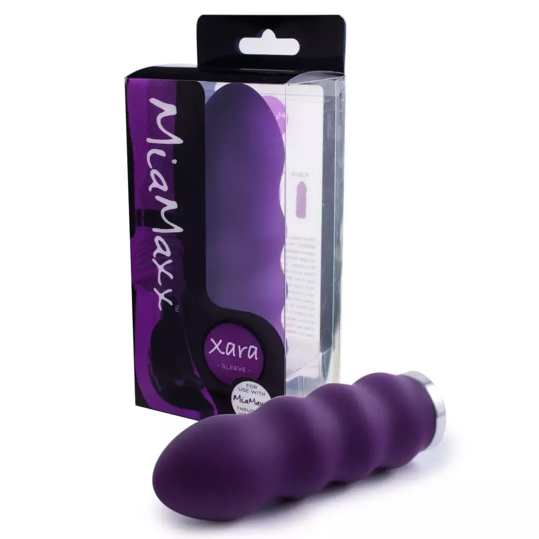 MiaMaxx Xara Wave Sleeve Purple – anatominės formos įdėklas, 13,5 cm