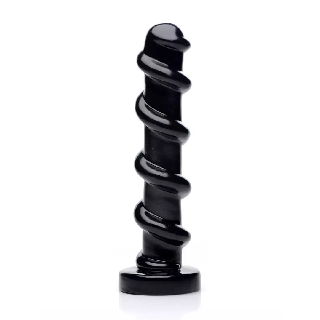 Mighty Screw Intimate Machine 25 cm juodas, be ftalatų PVC