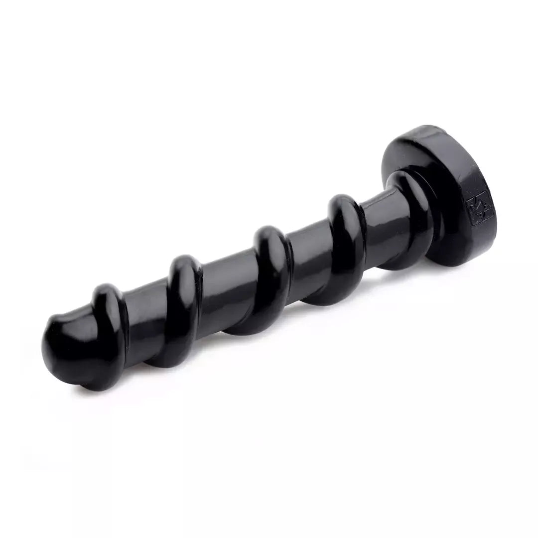 Mighty Screw Intimate Machine 25 cm juodas, be ftalatų PVC