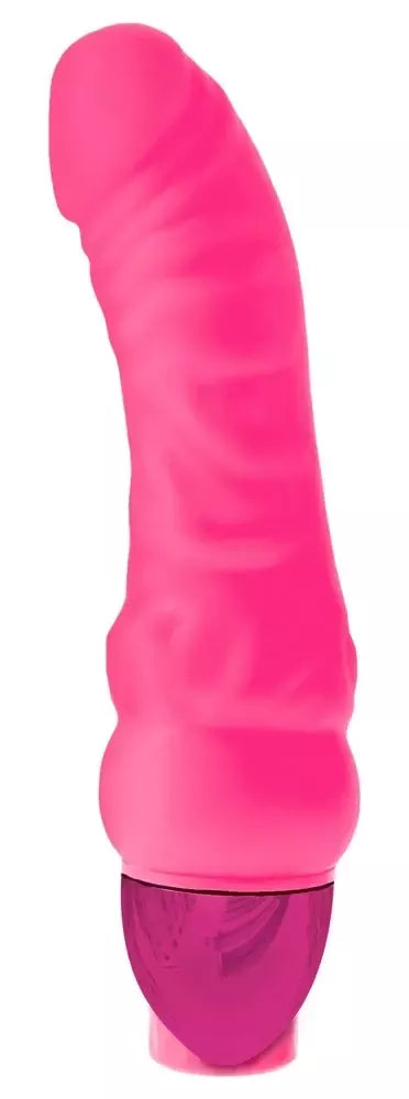 „Mr. Right Pink“ kelių greičių vibruojantis intymus prietaisas 19cm TPE/ABS