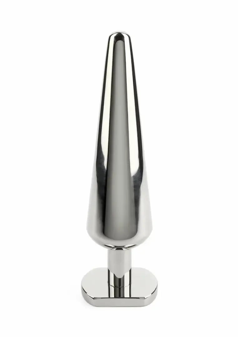 Mr. Steel Heavy Steel Plug Large – nerūdijantysis plienas, laipsniškai siaurėjantis, sveriamas