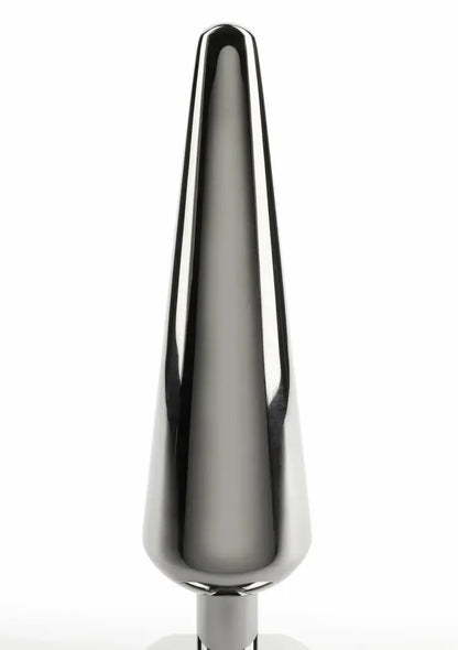 Mr. Steel Heavy Steel Plug Large – nerūdijantysis plienas, laipsniškai siaurėjantis, sveriamas