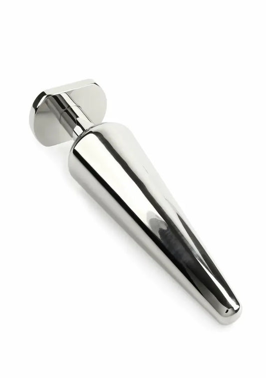 Mr. Steel Heavy Steel Plug Large – nerūdijantysis plienas, laipsniškai siaurėjantis, sveriamas