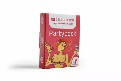 My Celebrator rožinis dantų šepetėlio priedų rinkinys – 10 antgalių