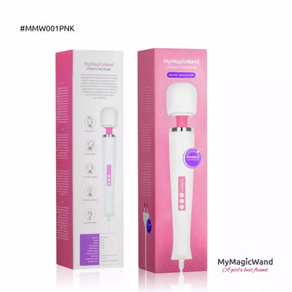 MyMagicWand Pink – Galingas kelių greičių elektrinis masažuoklis su 6 režimais