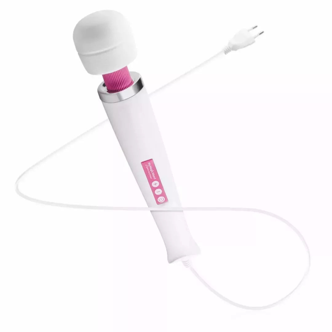 MyMagicWand Pink – Galingas kelių greičių elektrinis masažuoklis su 6 režimais