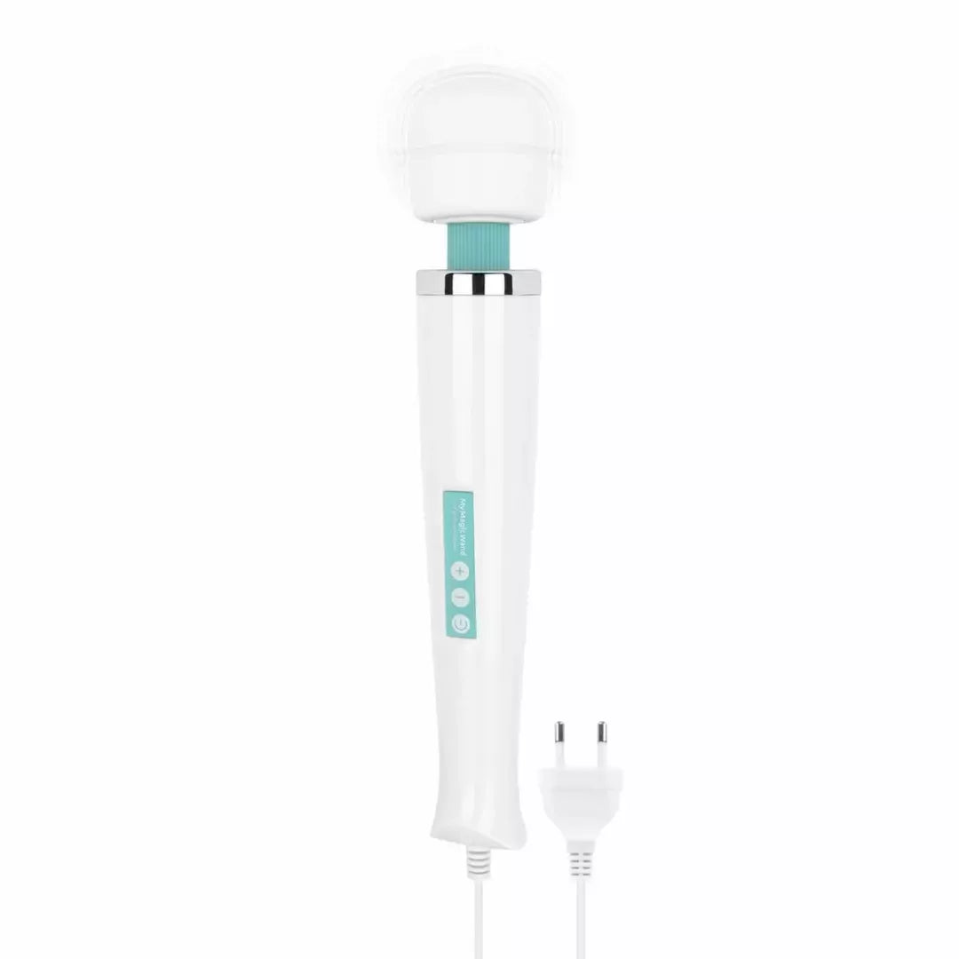 MyMagicWand Turquoise – galingas kelių greičių masažuoklis, EU kištukas