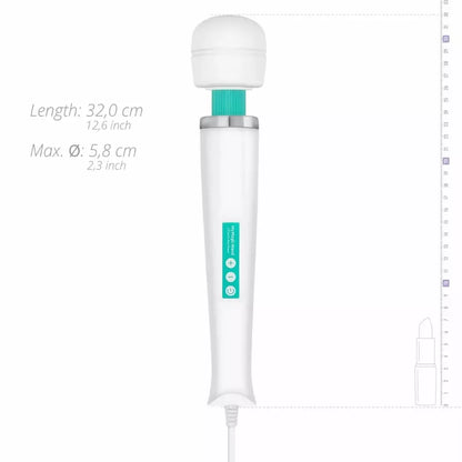 MyMagicWand Turquoise – galingas kelių greičių masažuoklis, EU kištukas