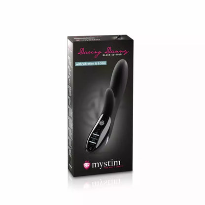 Mystim Daring Danny Intimate System Black – elektrostimuliacija ir vibracija, silikoninis