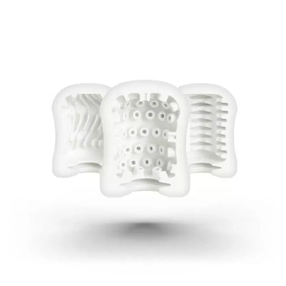 Mystim MasturbaTIN Dotty Dora Dots – kompaktiškas intymus prietaisas, baltas