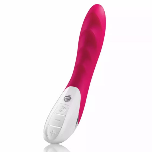 Mystim Sassy Simon Intimate Wave vibratorius rožinis 27cm dvigubas variklis