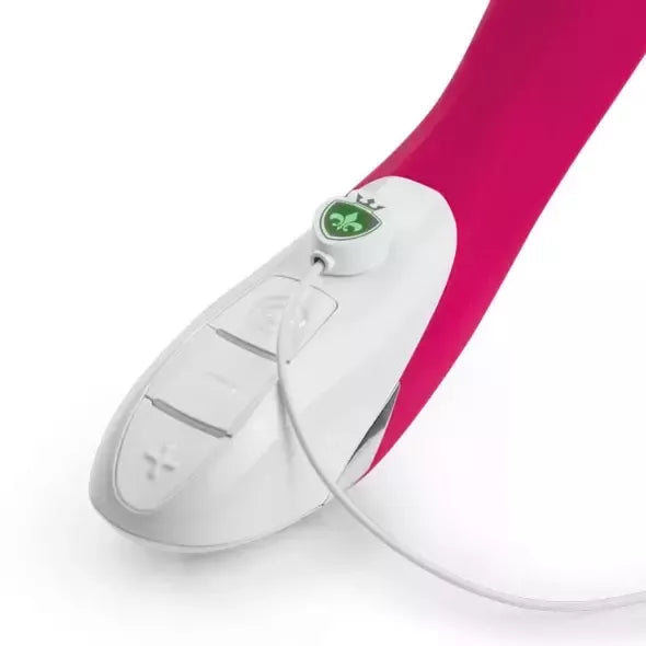 Mystim Sassy Simon Intimate Wave vibratorius rožinis 27cm dvigubas variklis