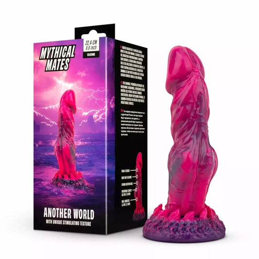 Mythical Mates Another World modelis rožinės ir violetinės spalvos su siurbtuku 20 cm