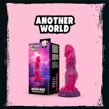 Mythical Mates Another World modelis rožinės ir violetinės spalvos su siurbtuku 20 cm
