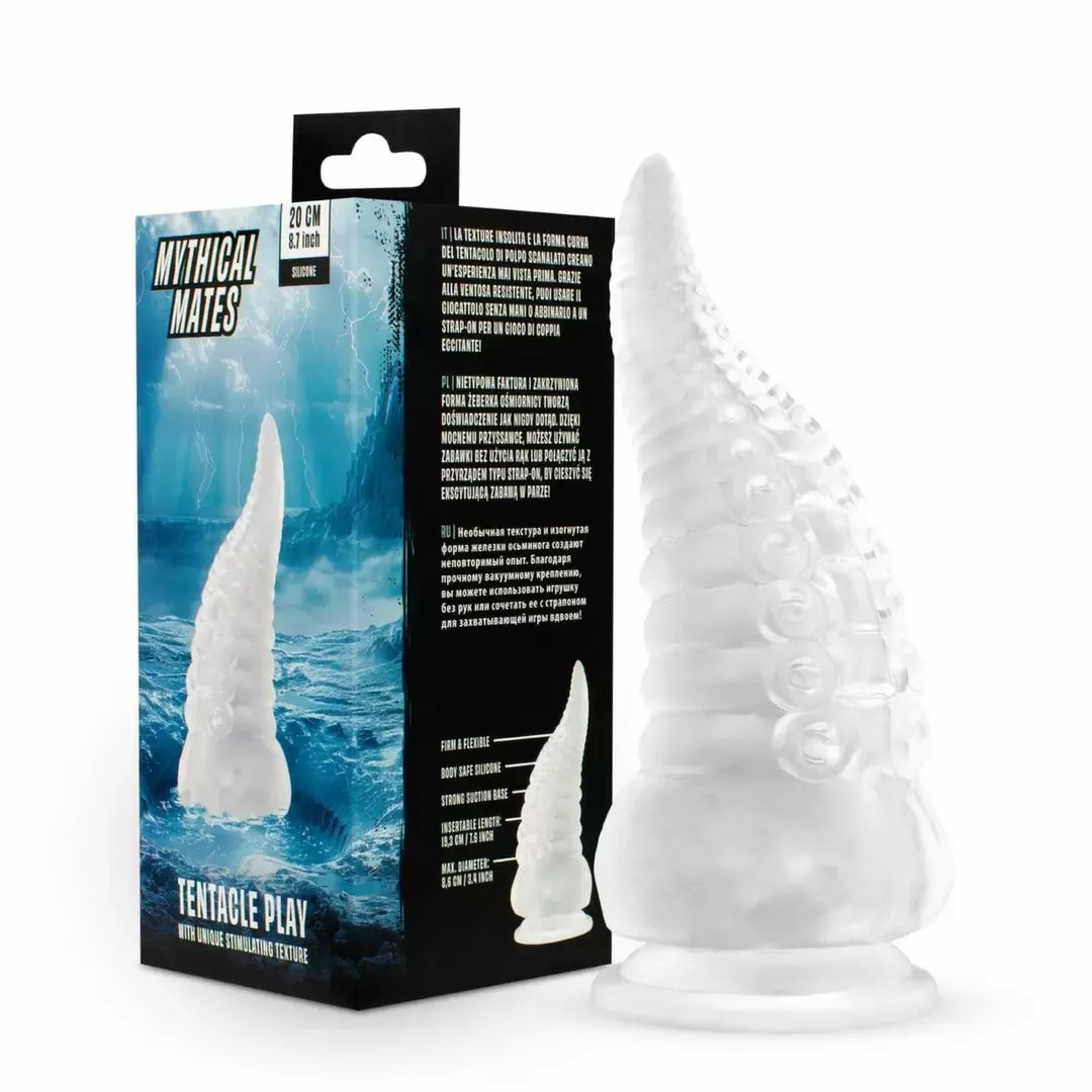 Mythical Mates Tentacle Play Jelly intymus įrenginys, 22 cm, skaidrus